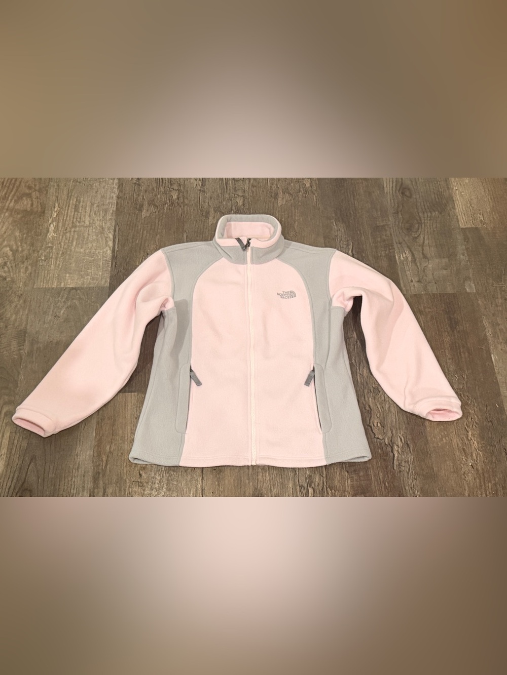 The North Face Pink & Gray Women's Fleece Jacket